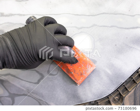 processing of putty with hand tools. technology 73180696