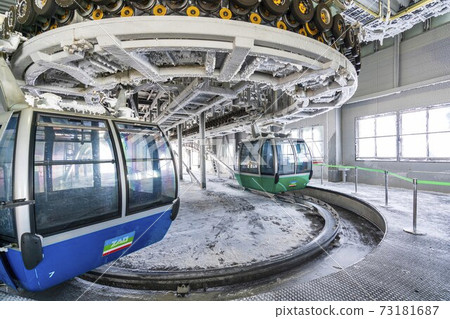 Zao Ropeway Sancho Line Jizo Sancho Station platform Zao Ropeway Sancho Line Jizo Sancho Station platform 73181687