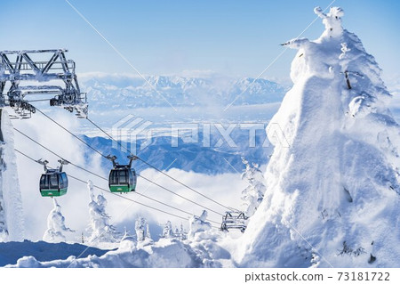 Zao Ropeway and Yamagata Zao Tree Ice Yamagata City, Yamagata Prefecture 73181722