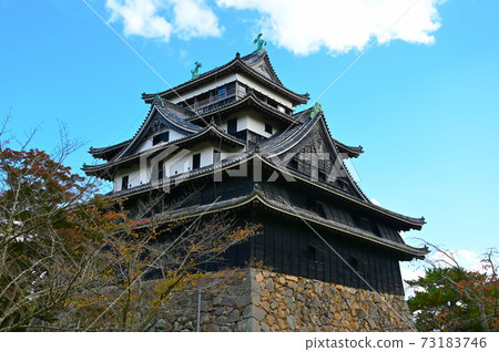松江城,城堡塔西側 松江城,城堡塔西側 73183746