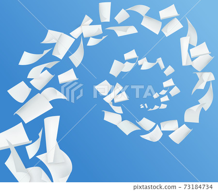 Realistic Paper Blue Background Realistic Paper Blue Background 73184734