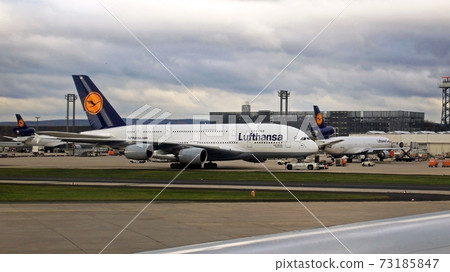 Airbus A380 at Frankfurt Airport 73185847