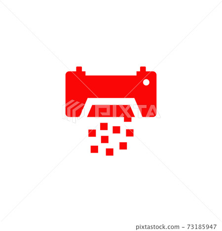 Printer icon logo design template 73185947