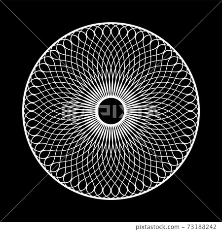 Abstract decorative geometric circle pattern. Abstract decorative geometric circle pattern. 73188242