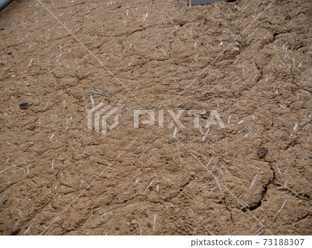 Earthen wall with straw Earthen wall with straw 73188307