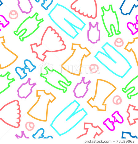 Baby clothes background 73189062