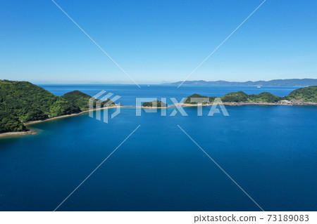 愛媛縣八man濱市大島風景 73189083