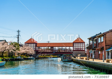 Toyama Prefecture, Venice, Japan, Shinminato Uchikawa in Spring Toyama Prefecture, Venice, Japan, Shinminato Uchikawa in Spring 73189897