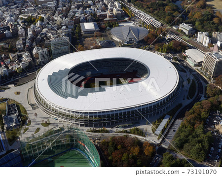 New National Stadium aerial photography 73191070