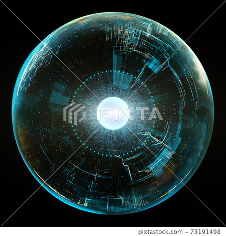 Quantum Processor. Multilevel Data Analysis. Transfer Of Information, Cloud Computing And Big Data Concept Quantum Processor. Multilevel Data Analysis. Transfer Of Information, Cloud Computing And Big Data Concept 73191498