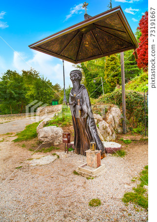 St Naum statue in Monastery, Ohrid, Macedonia 73191667
