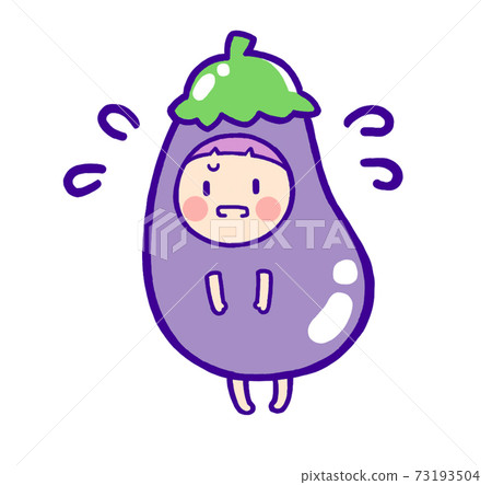 Kigurumi eggplant girl 73193504