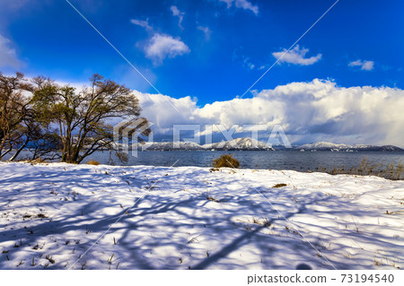 琵琶湖(12月冬季降雪) 琵琶湖(12月冬季降雪) 73194540
