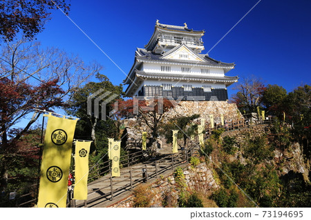 日本岐阜縣近山市岐阜城的秋天 日本岐阜縣近山市岐阜城的秋天 73194695