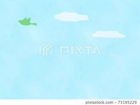 Birds flying in the sky - Stock Illustration [73195229] - PIXTA