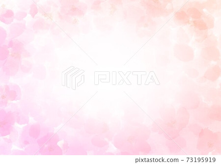 Watercolor pink and cherry blossoms Watercolor pink and cherry blossoms 73195919
