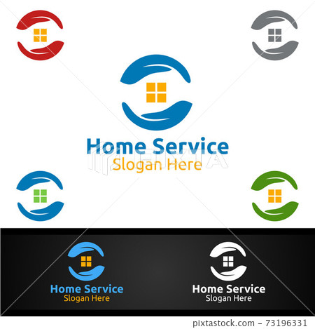 Hand Real Estate and Fix Home Repair Services Logo Hand Real Estate and Fix Home Repair Services Logo 73196331