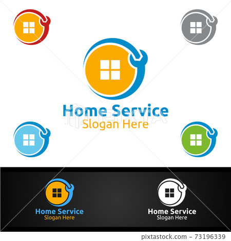Real Estate and Fix Home Repair Services Logo Real Estate and Fix Home Repair Services Logo 73196339