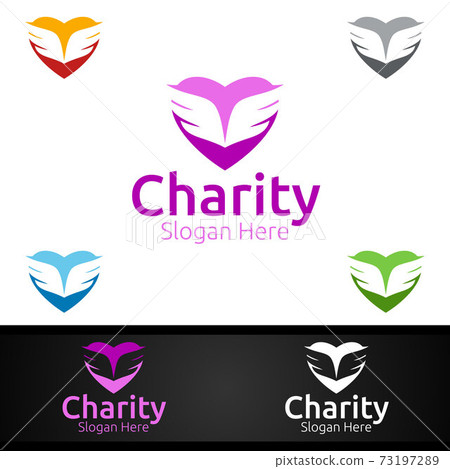 Angel Helping Hand Charity Foundation Creative Logo for Voluntary Church or Charity Donation Angel Helping Hand Charity Foundation Creative Logo for Voluntary Church or Charity Donation 73197289