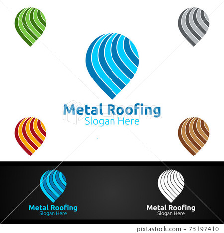 Pin Metal Roofing Logo for Shingles Roof Real Estate or Handyman Architecture Pin Metal Roofing Logo for Shingles Roof Real Estate or Handyman Architecture 73197410