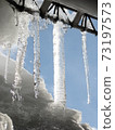 Icicles found in Kamikochi Snowshoe Walking 73197573