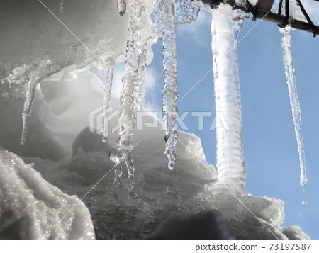 Icicles found in Kamikochi Snowshoe Walking 73197587