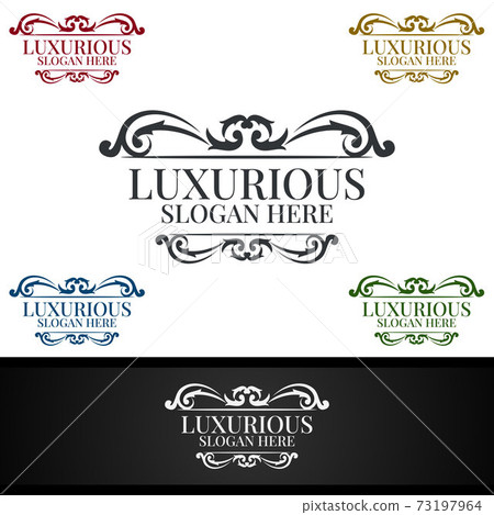 Luxurious Royal Logo for Jewelry, Wedding, Hotel or Fashion Luxurious Royal Logo for Jewelry, Wedding, Hotel or Fashion 73197964