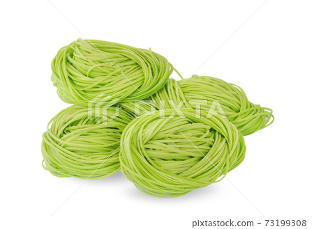 Dry Jade Noodle an isolated on white background 73199308