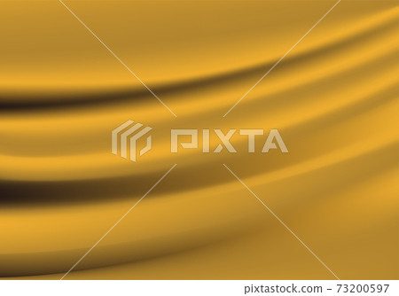 Gold curtain illustration 73200597