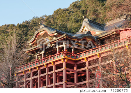 Yutoku Inari Shrine at Dawn (New Year) 73200775