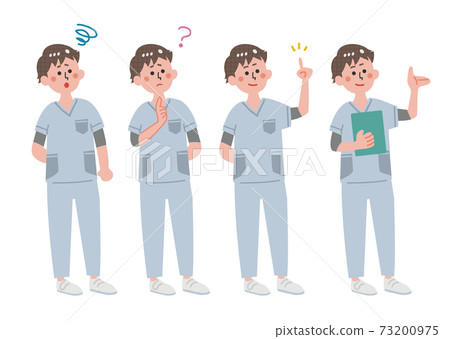 護士全身面部表情套裝 73200975