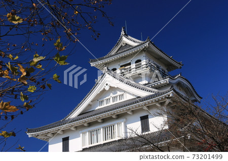 日本的秋天滋賀縣長濱市長濱城堡 73201499