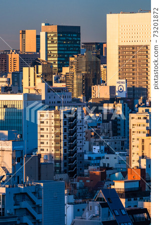 《東京》東京市中心的曙光・辦公區和住宅區 《東京》東京市中心的曙光・辦公區和住宅區 73201872