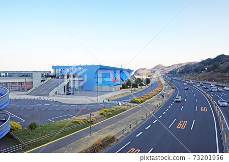 Umitamago in Beppu Bay, a popular tourist spot in Oita City 73201956