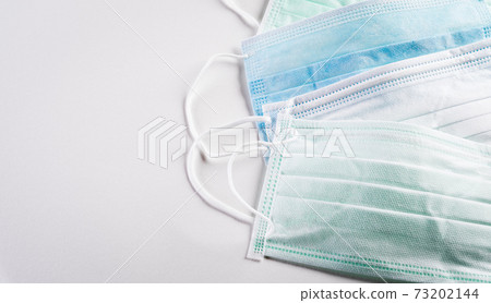 Protective face mask or medical mask. Medical protective shielding bandage. Protect Coronavirus and pm 2.5 mask. Protective face mask or medical mask. Medical protective shielding bandage. Protect Coronavirus and pm 2.5 mask. 73202144