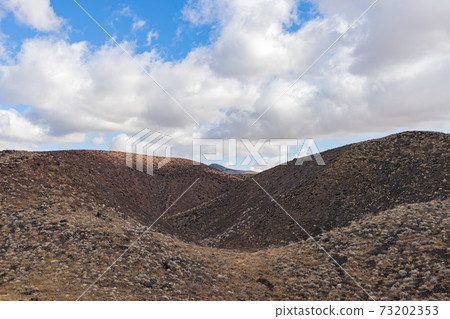 Beautiful landscape around the Mojave Desert Lava Tube Beautiful landscape around the Mojave Desert Lava Tube 73202353