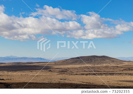 Beautiful landscape around the Mojave Desert Lava Tube Beautiful landscape around the Mojave Desert Lava Tube 73202355