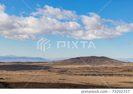 Beautiful landscape around the Mojave Desert Lava Tube Beautiful landscape around the Mojave Desert Lava Tube 73202357