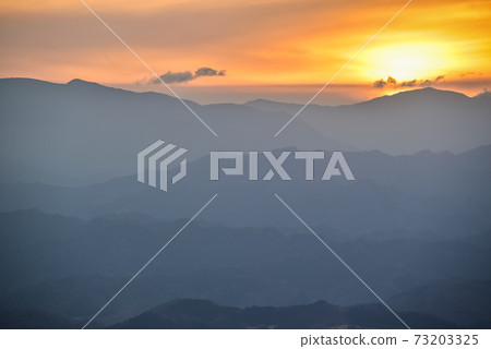 從三山公園看日落 從三山公園看日落 73203325