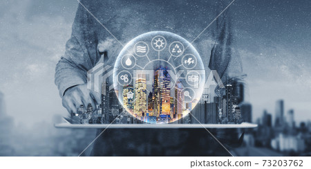 Smart building, Smart city, clean energy and smart energy 73203762