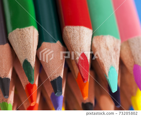 ordinary colored wooden pencil 73205802