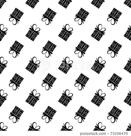 seamless pattern black silhouette gift box seamless pattern black silhouette gift box 73206470
