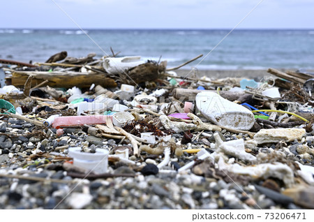 Microplastic waste washed ashore on the coast of Amami Oshima Microplastic waste washed ashore on the coast of Amami Oshima 73206471