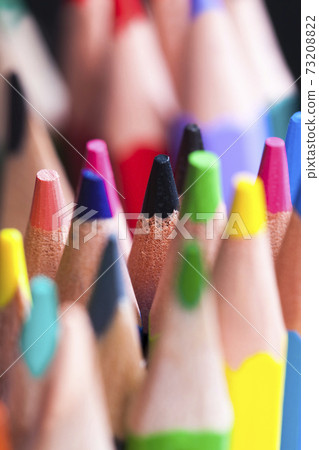 colored wooden pencils 73208822