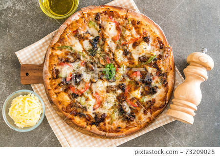 bbq pork pizza bbq pork pizza 73209028