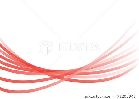 Wavy line wave red background white Wavy line wave red background white 73209943