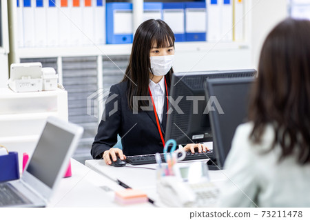 Office mask business image Office mask business image 73211478