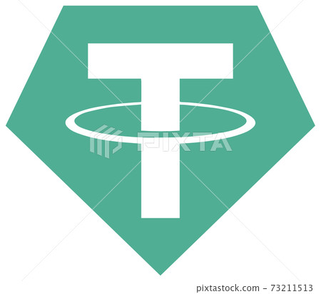 2021年流行的虛擬貨幣（Altcoin）矢量圖標插畫/繫繩[USDT] 73211513