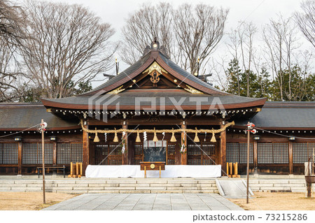 Main shrine of Gokoku Shrine, Nagano Prefecture Main shrine of Gokoku Shrine, Nagano Prefecture 73215286