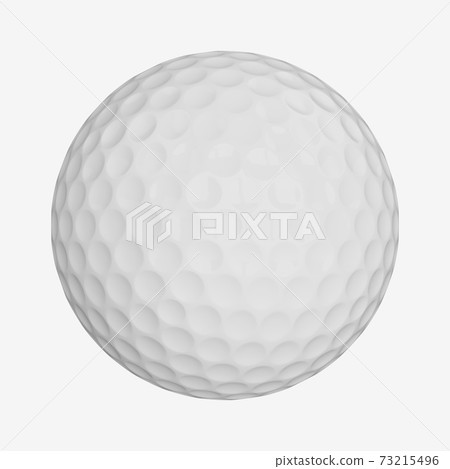 3d rendering golf ball isolated on white background 73215496